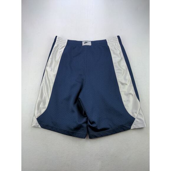 Mens Nike Mesh Athletic Shorts Size M Blue Embroidered Swoosh - Picture 2 of 12